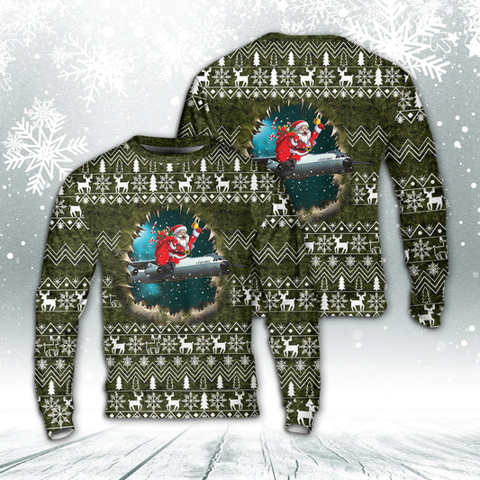 Hanoi Taxi is a Lockheed C-141 Starlifter Christmas Sweater