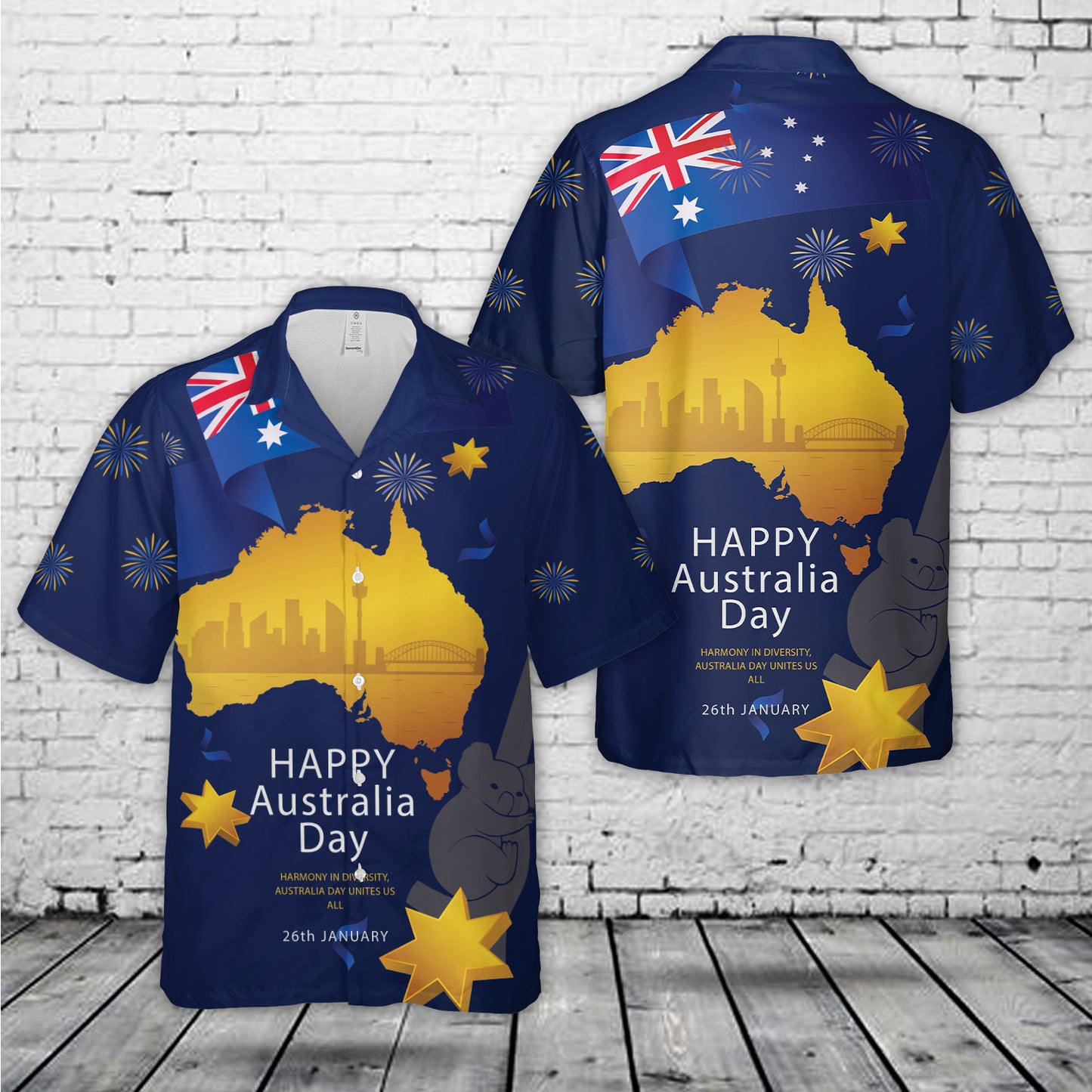 Happy Australia Day 3 Hawaiian Shirt