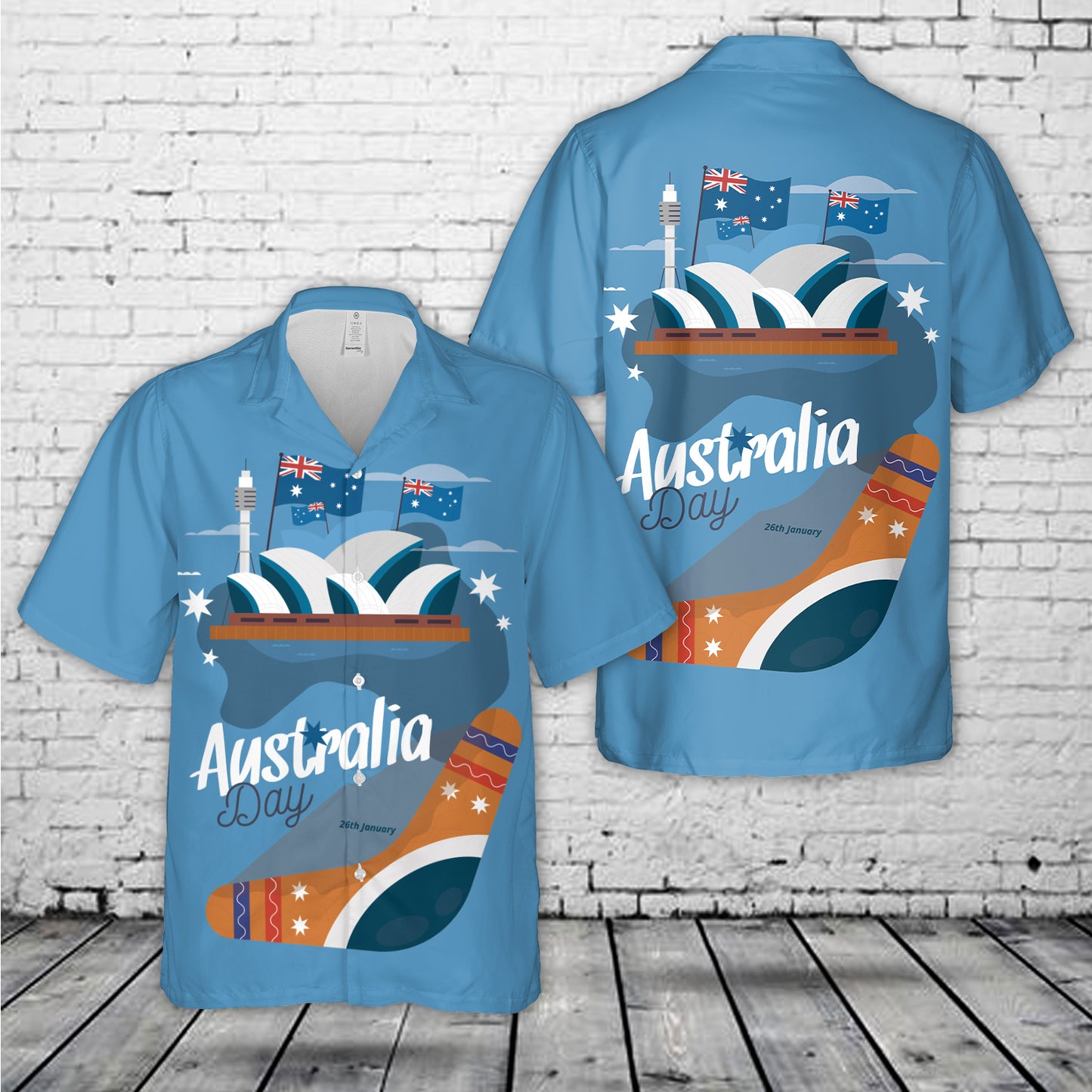 Happy Australia Day 4 Hawaiian Shirt