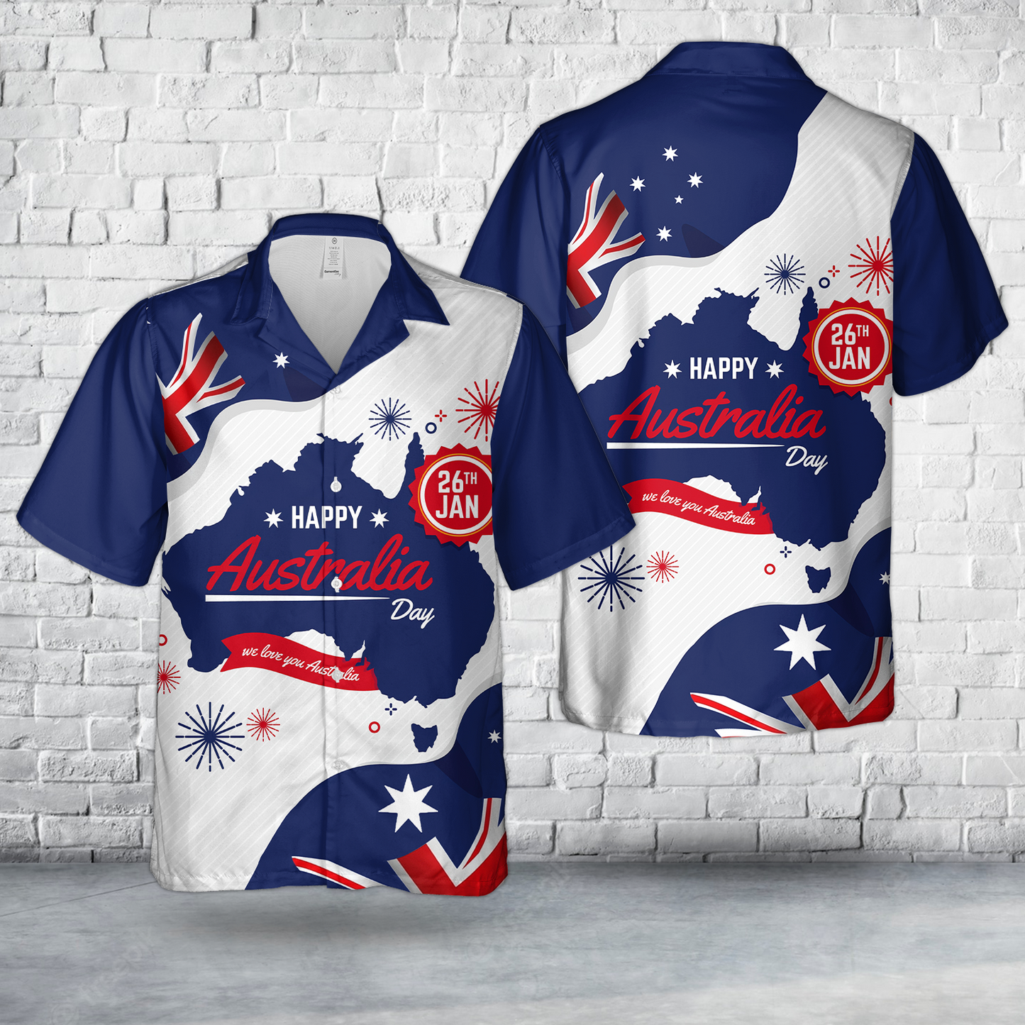 Happy Australia Day 7 Hawaiian Shirt