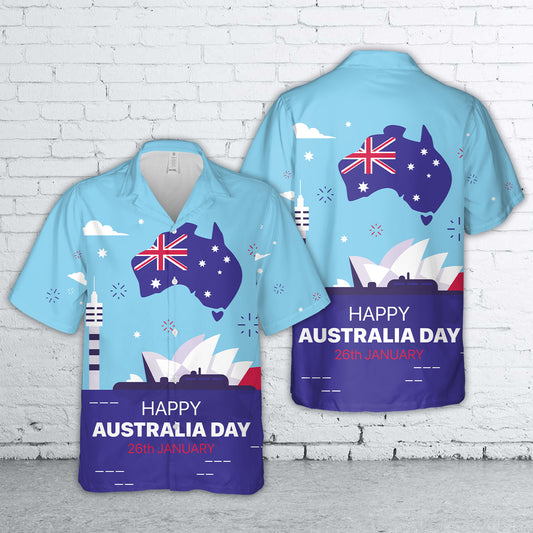 Happy Australia Day 9 Hawaiian Shirt