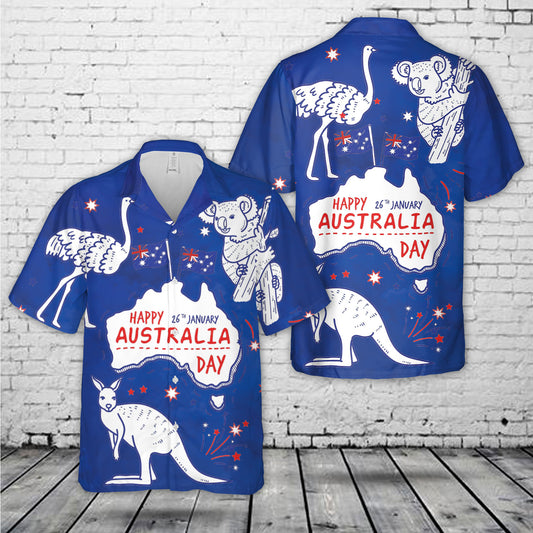 Happy Australia Day Hawaiian Shirt