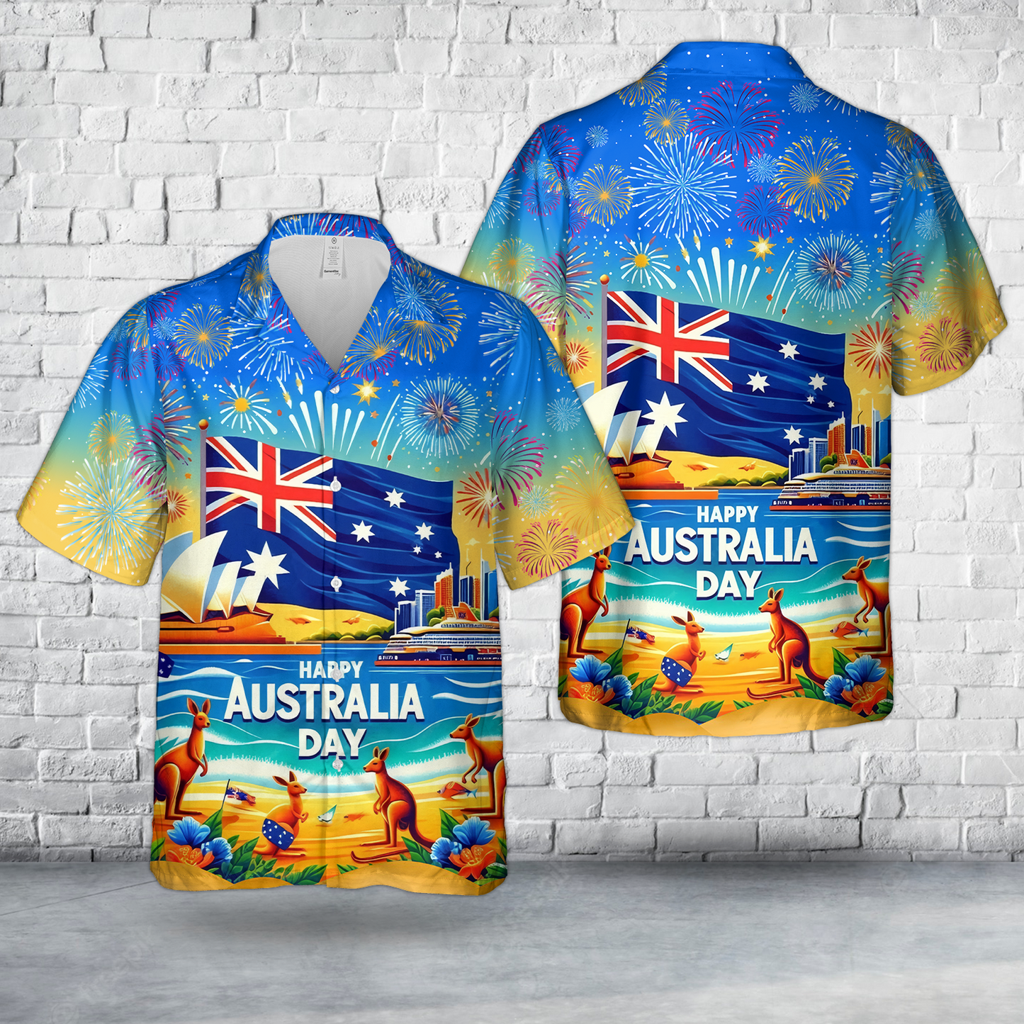 Happy Australia Day Hawaiian Shirt