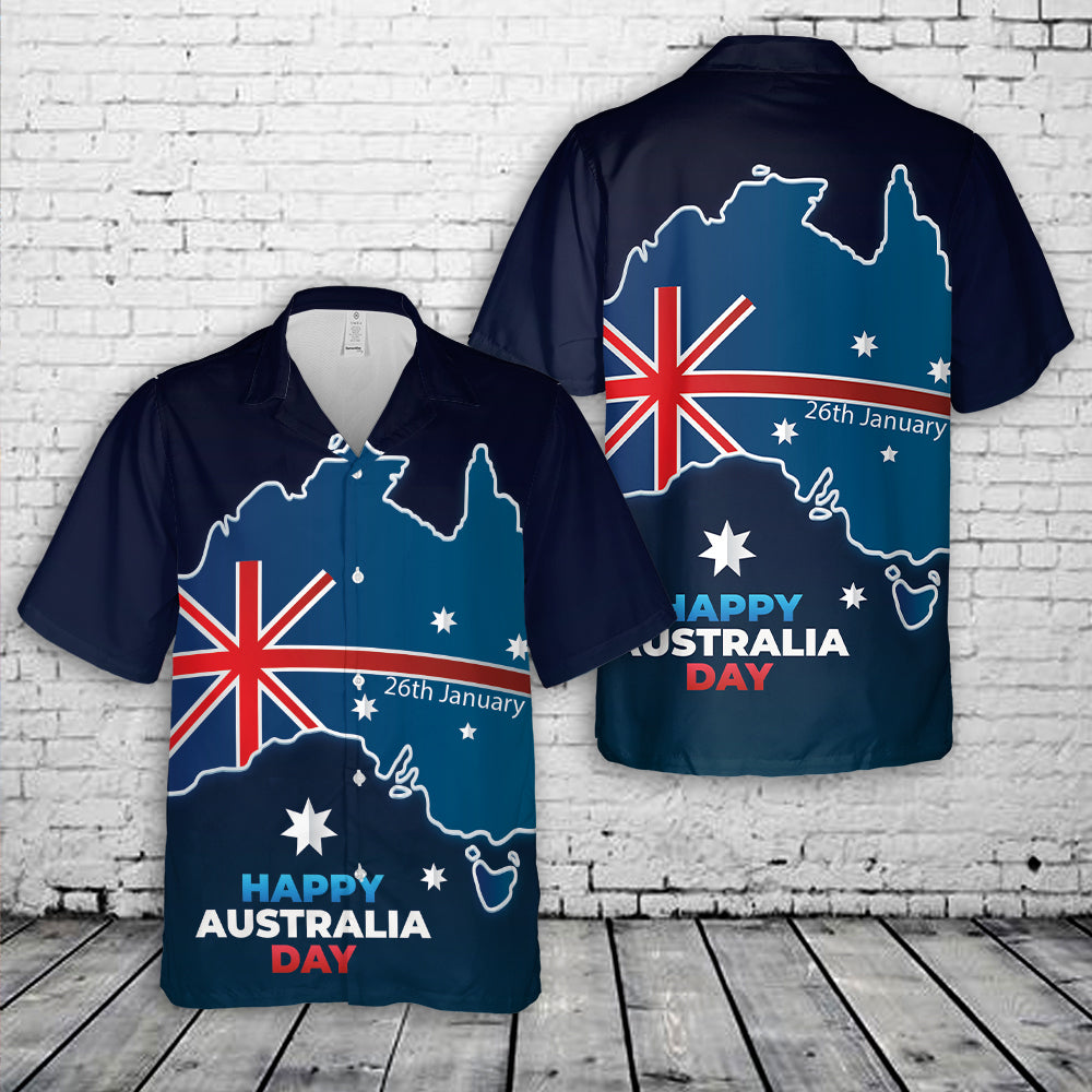 Happy Australia Day Hawaiian Shirt