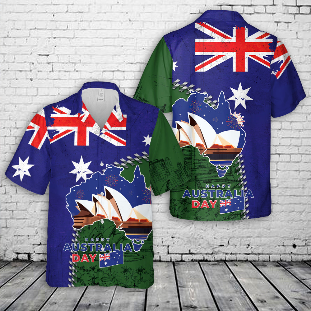 Happy Australia Day Hawaiian Shirt