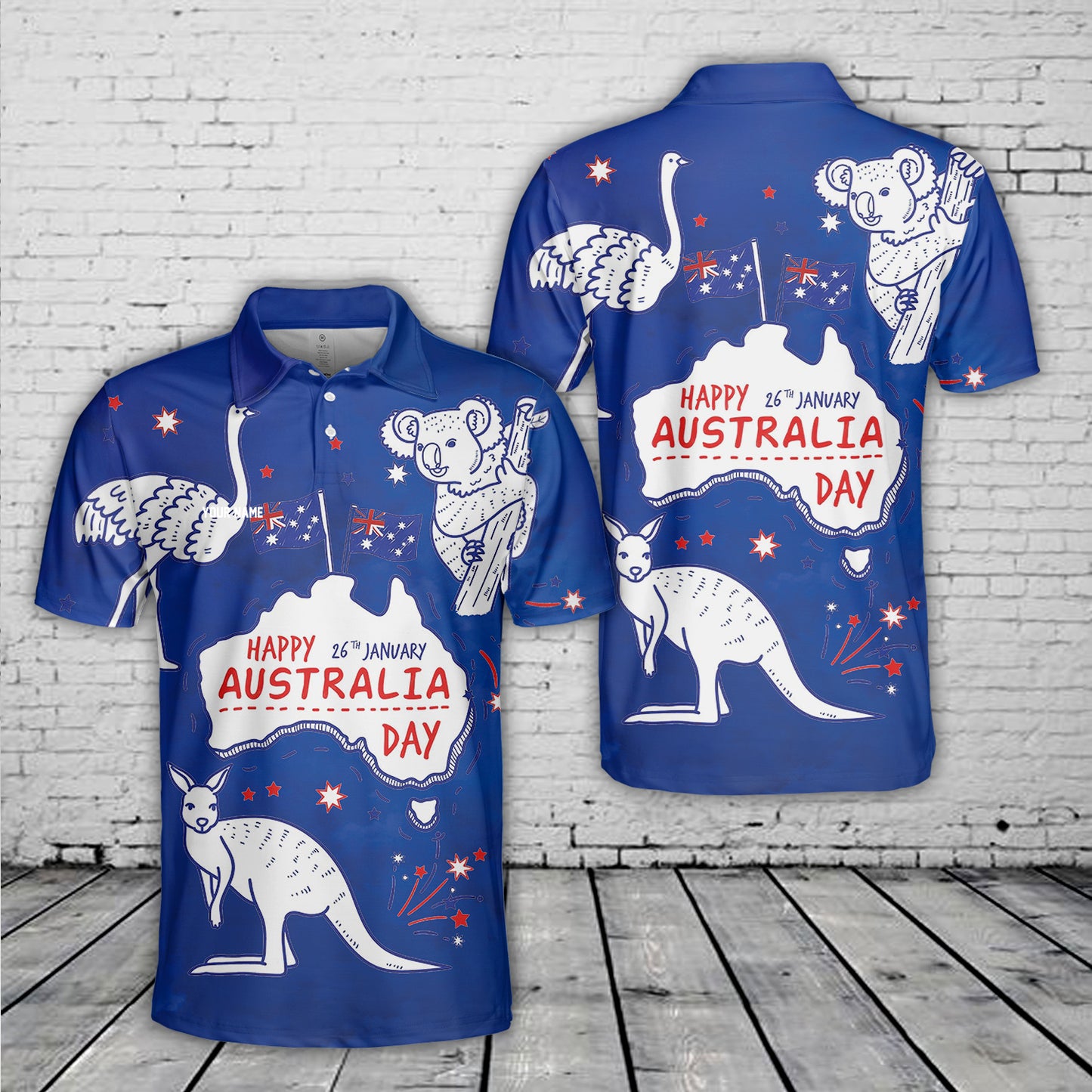 Happy Australia Day Polo Shirt
