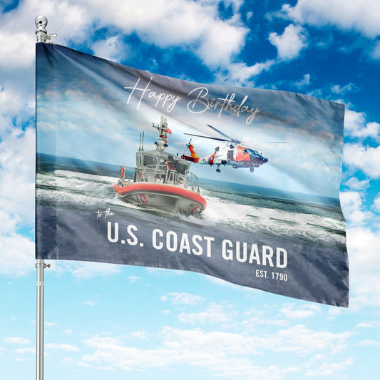 Happy Birthday to the US Coast Guard House Flag