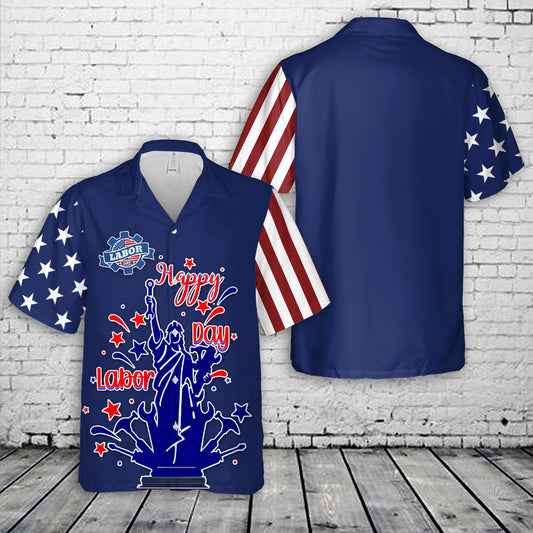 Happy Labor Day Hawaiian Shirt