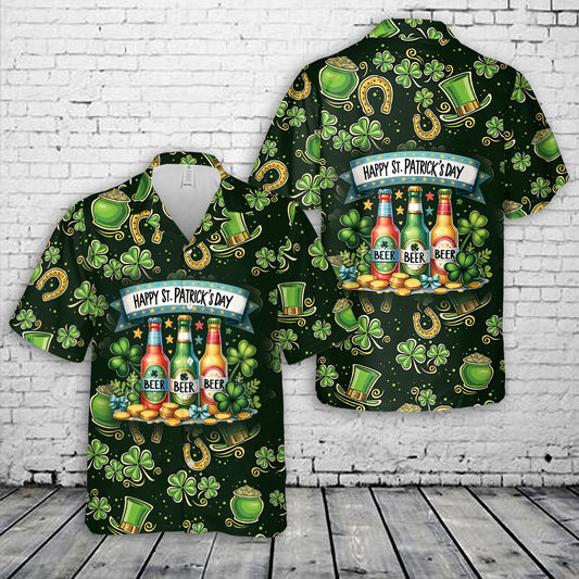 Happy St Patrick's Day Beer Hawaiian Shirt