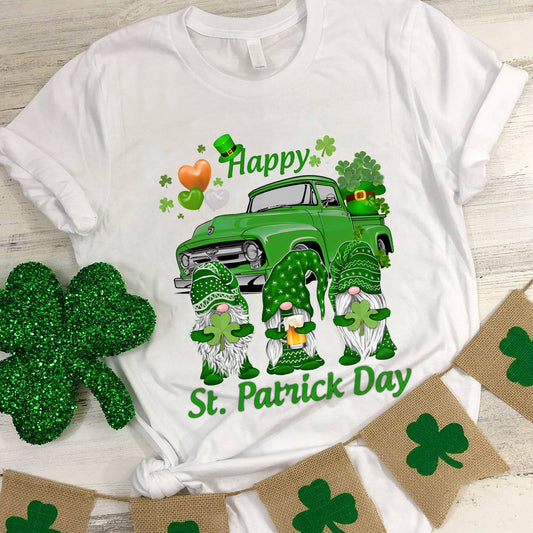 Happy St Patrick's Day Classic Unisex T-Shirt Gildan 5000 (Made In US)