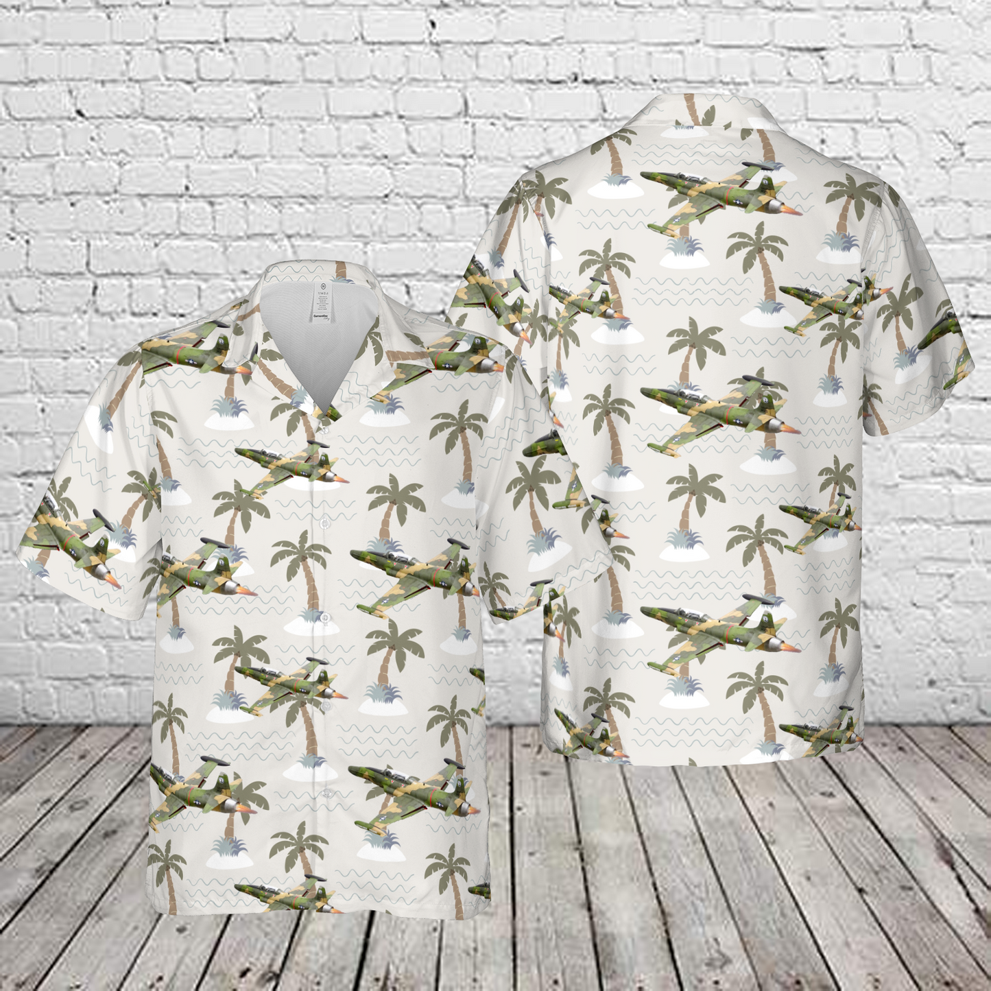 US Air Force New York Air National Guard 138th TFS; Andrews AFB Lockheed RF-94B “Stargazer” Hawaiian Shirt