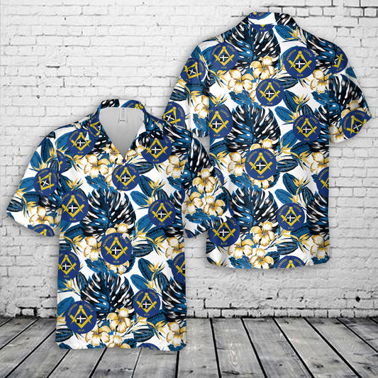 Hayle, United Kingdom, Penwith Lodge No.8538 of Cornwall Freemasons Hawaiian Shirt