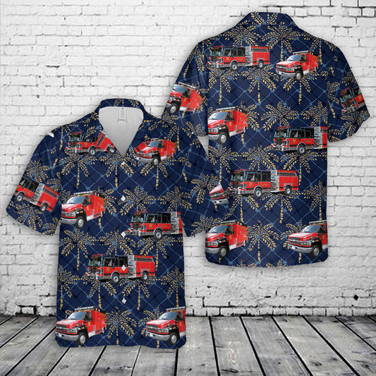 Herald Harbor Volunteer Fire Department, Crownsville, Maryland Hawaiian Shirt