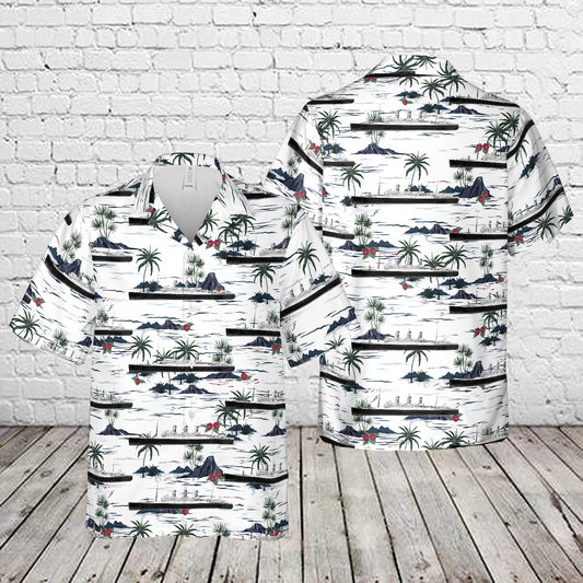 Holland America Line SS Statendam (1924) Hawaiian Shirt