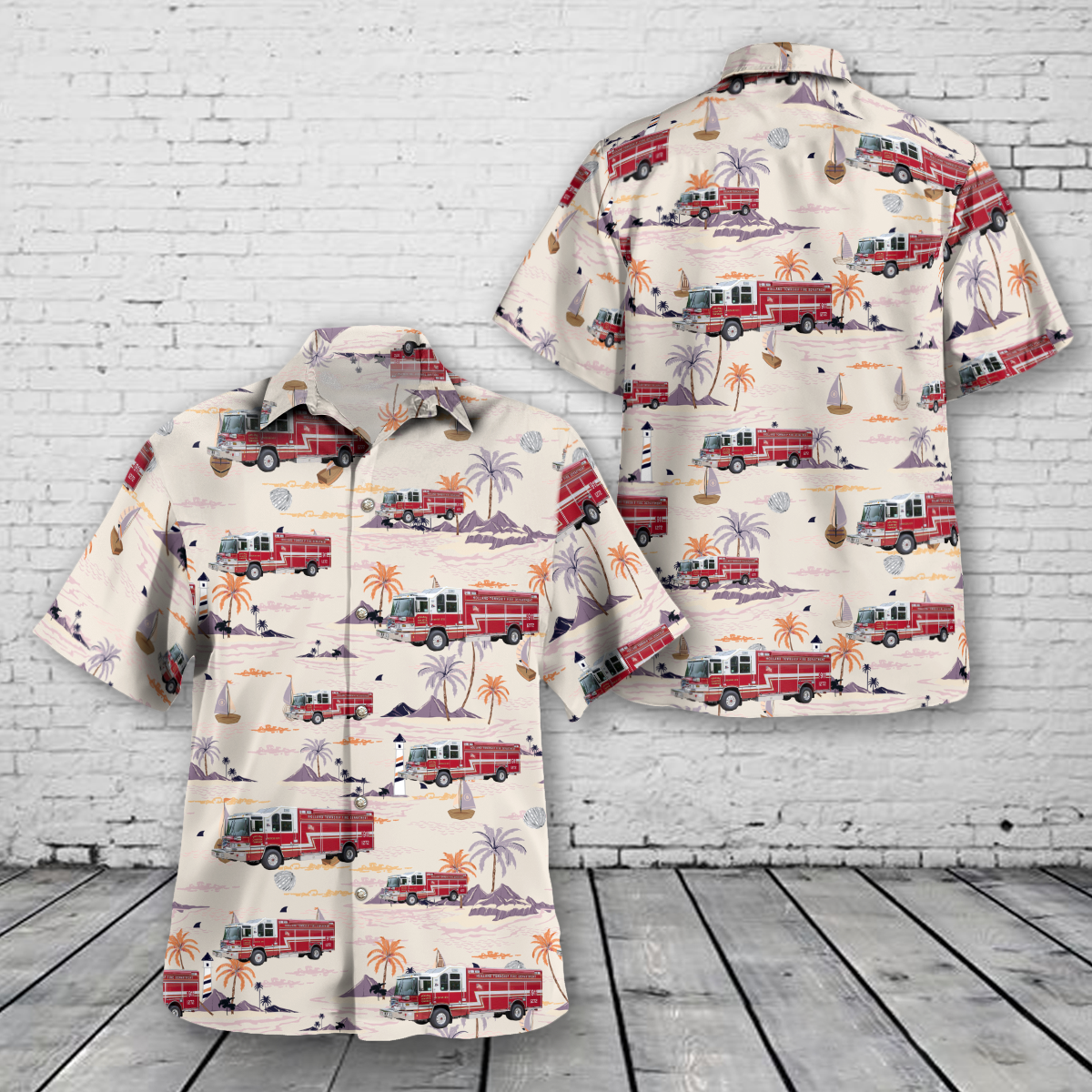 Holland, Michigan, Holland Township Fire Department Hawaiian Shirt