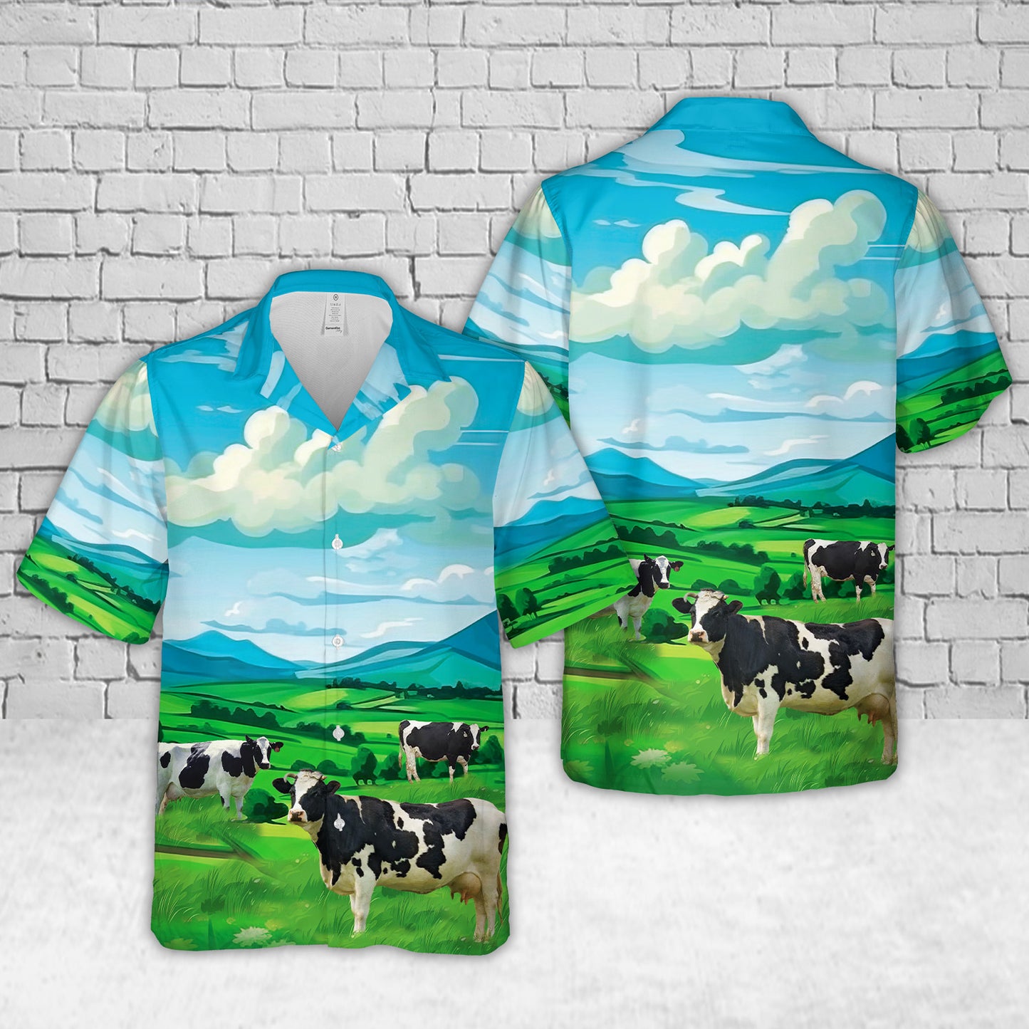 Holstein Friesian Hawaiian Shirt