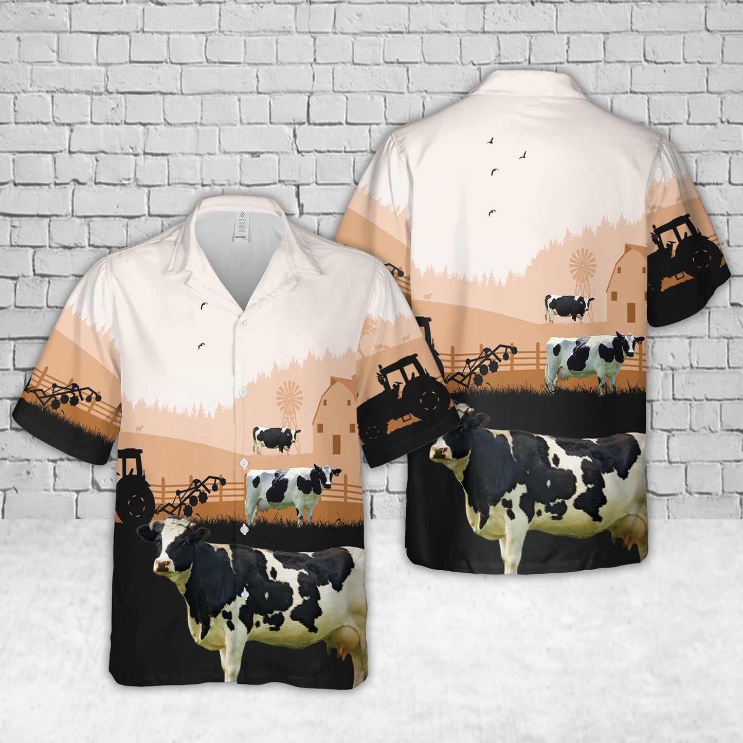 Holstein Friesian Hawaiian Shirt