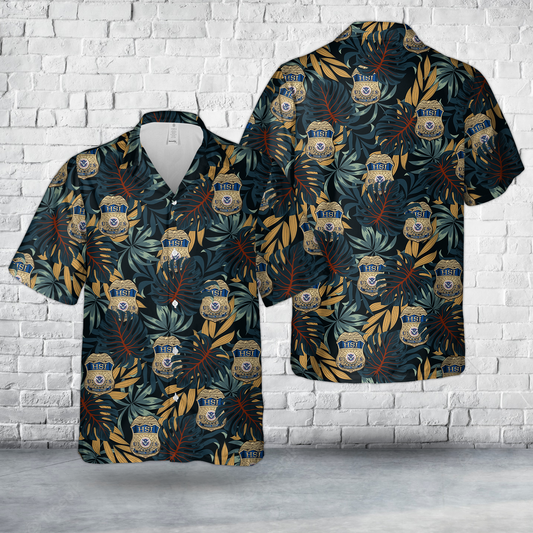 Homeland Security Investigation Special Agent Hawaiian Shirt