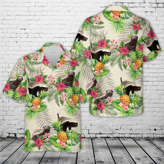 Honey Badger Hawaiian Shirt