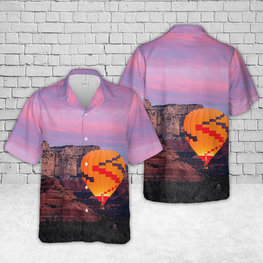 Hot Air Balloon Rides Sedona, Arizona Hawaiian Shirt