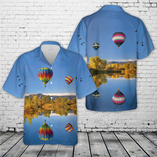 Hot Air Balloon Rides South Lake Tahoe, California Hawaiian Shirt