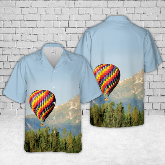 Hot Air Balloon Rides Winter Park, Colorado Hawaiian Shirt