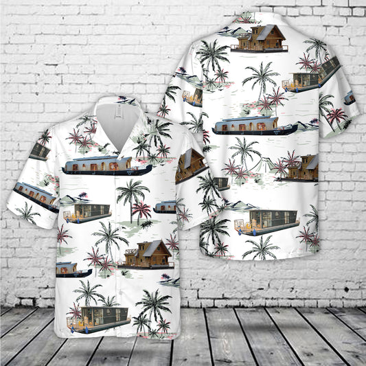 HouseBoat Hawaiian Shirt