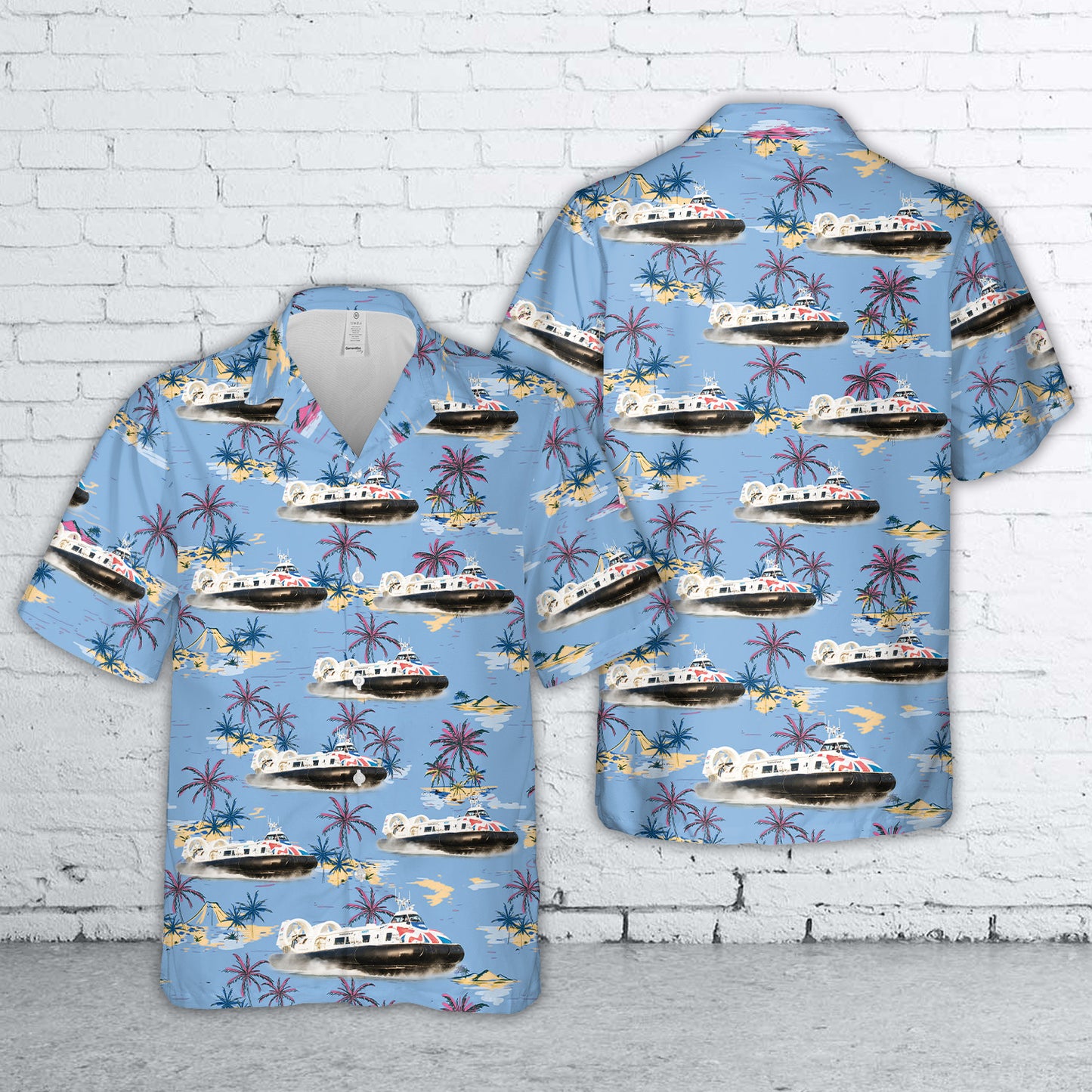 Hover Travels Griffon 12000 TD, Solent Flyer Hawaiian Shirt