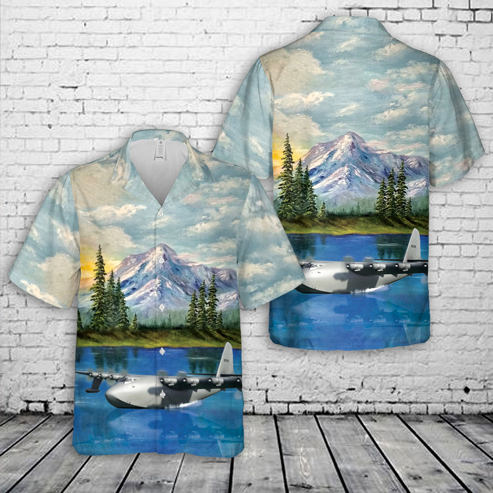 Hughes H-4 Hercules Spruce Goose Hawaiian Shirt