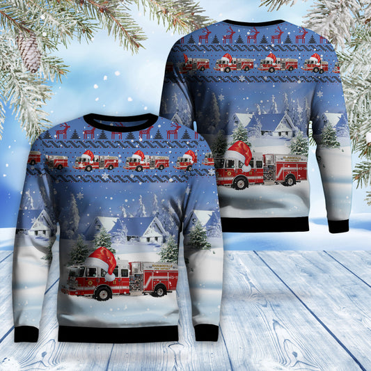 Hughsonville, New York, Hughsonville Fire District AOP Sweater