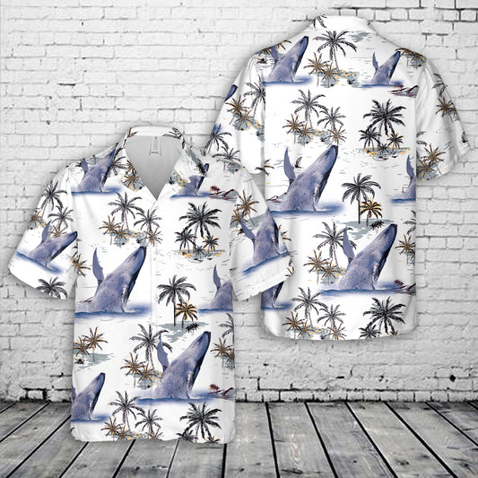 Humpback Whale Hawaiian Shirt