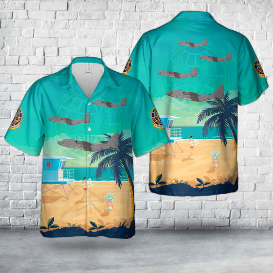 Hurlburt Field, Florida, US Air Force 15th Special Operations Squadron MC-130H Combat Talon II Hawaiian Shirt