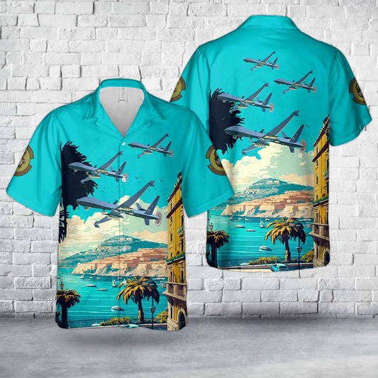 Hurlburt Field, Florida, US Air Force 65th Special Operations Squadron MQ-9A Reaper Hawaiian Shirt