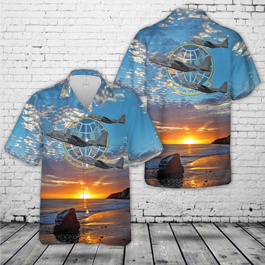 Hurlburt Field, Florida, US Air Force 88-0264 MC-130H Combat Talon II Hawaiian Shirt