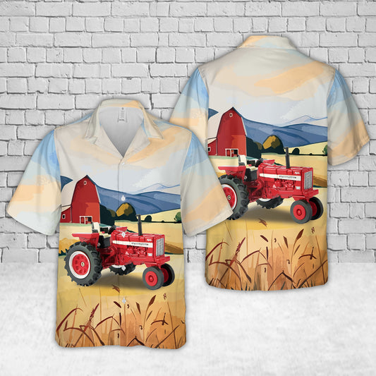 IH 1967 Farmall 656 Hydro Tractor Hawaiian Shirt