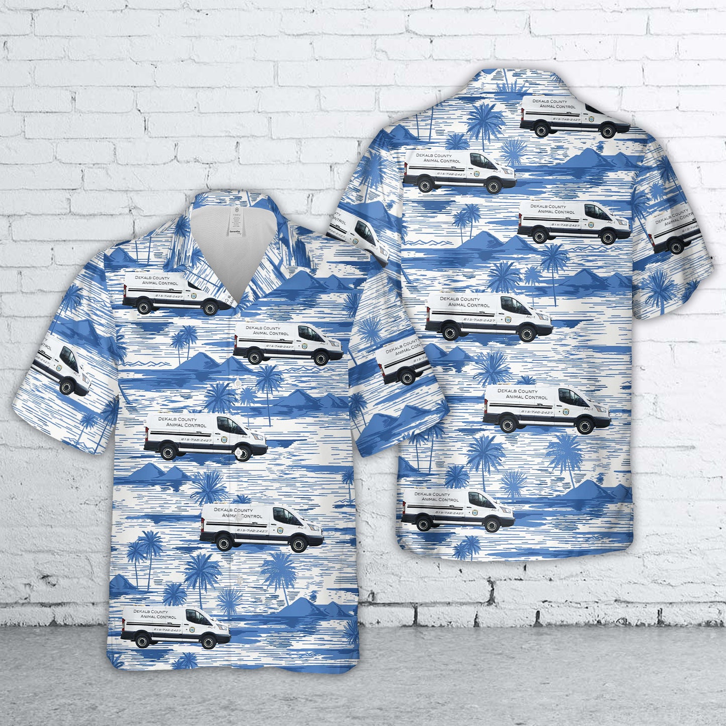 IL - DeKalb County Animal Control Hawaiian Shirt