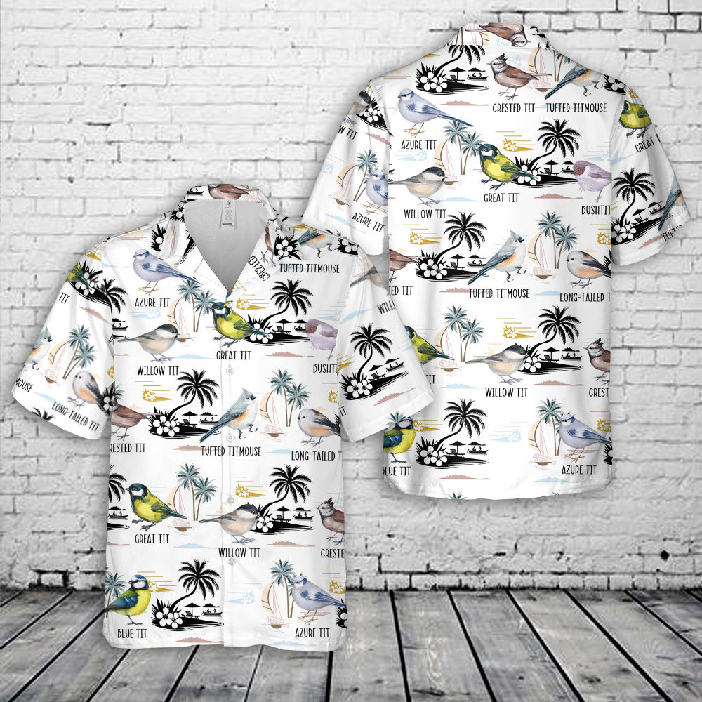 I Love Tits Bird Lover Hawaiian Shirt