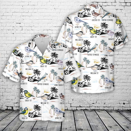 I Love Tits Bird Lover Hawaiian Shirt