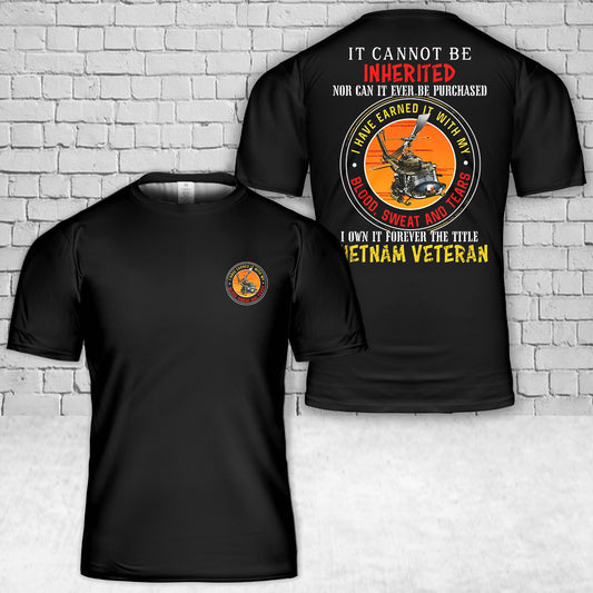 I Own It Forever The Title Vietnam Veteran T-Shirt 3D