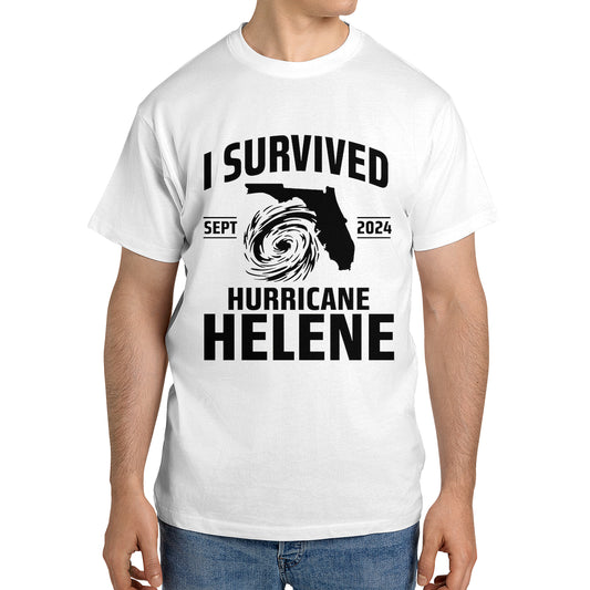 I Survived Hurricane Helene, Florida Tropical Storm Classic Unisex T-Shirt Gildan 5000 (Made In US)
