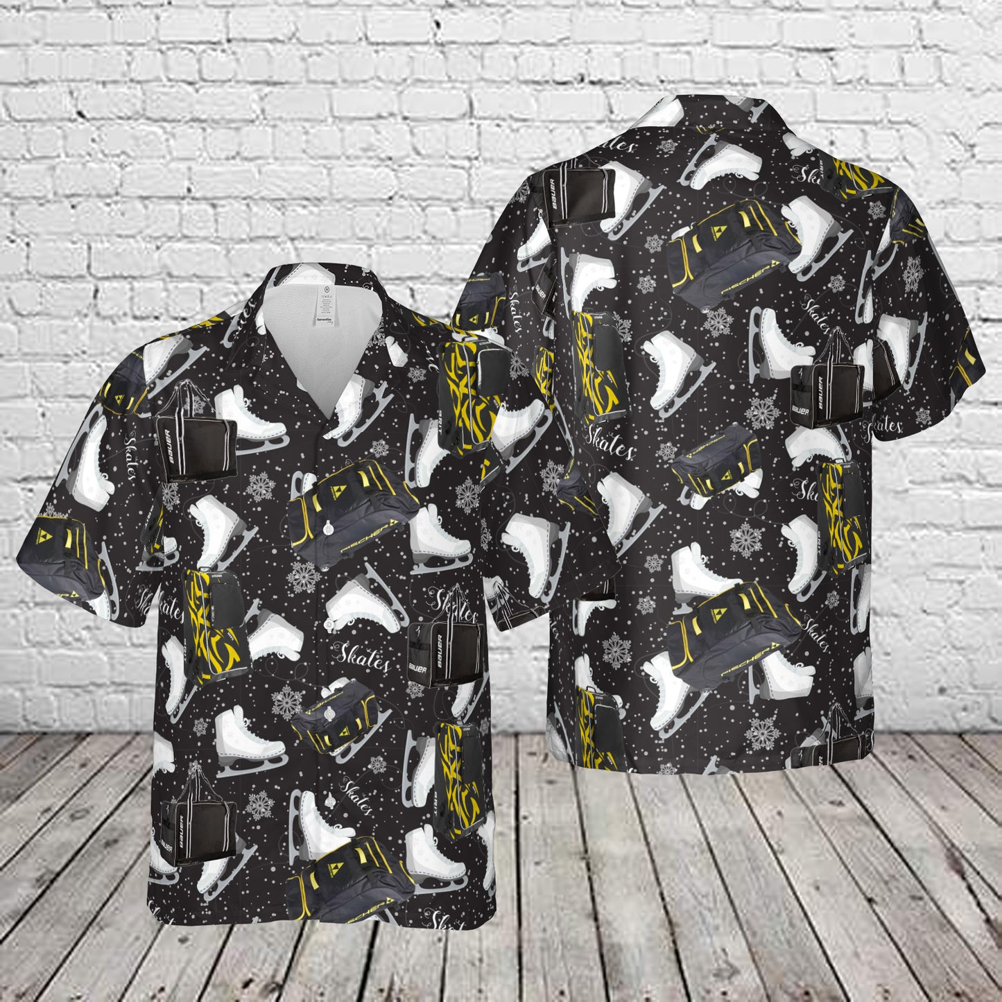 Ice Hockey Bag Christmas Hawaiian Shirt