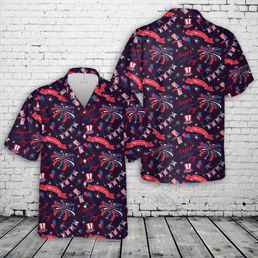 Independence Day - USA national holiday 4th Of July Hawaiian Shirt