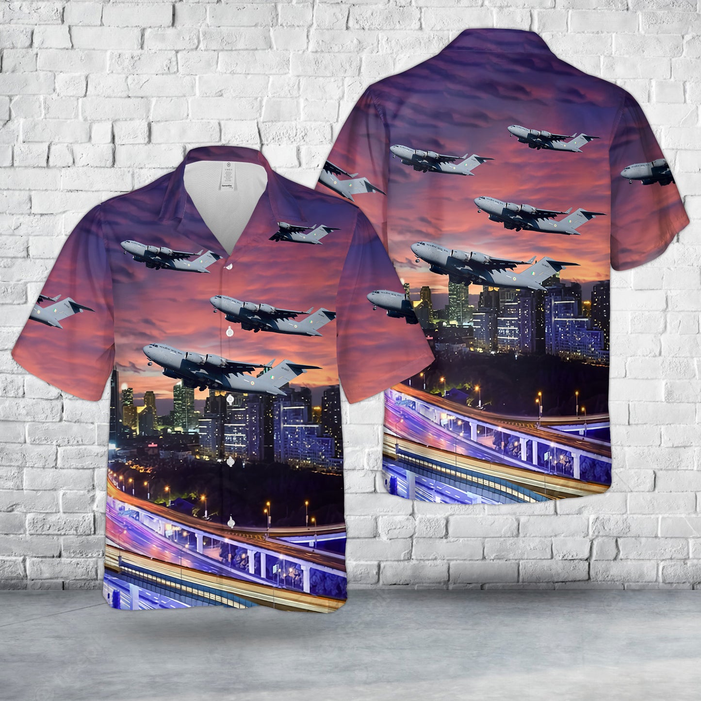 Indian Air Force Boeing C-17A Globemaster III Hawaiian Shirt