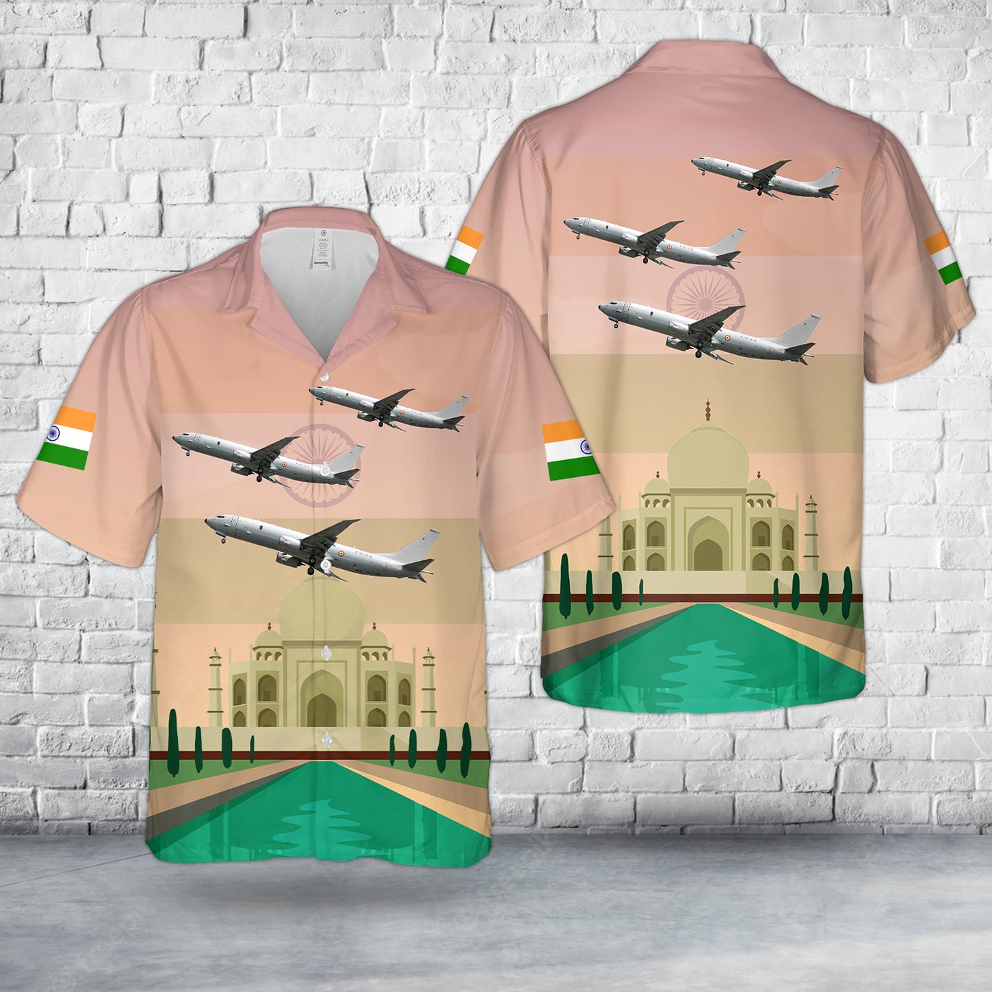 Indian Navy Boeing P-8I Neptune (737-8FV), Happy Independence Day India Hawaiian Shirt