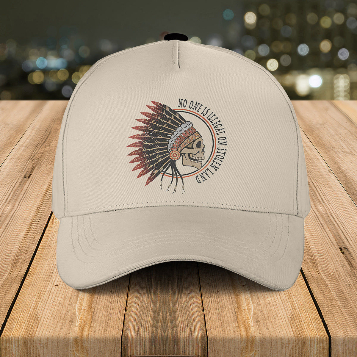 Indigenous Skull Baseball Cap