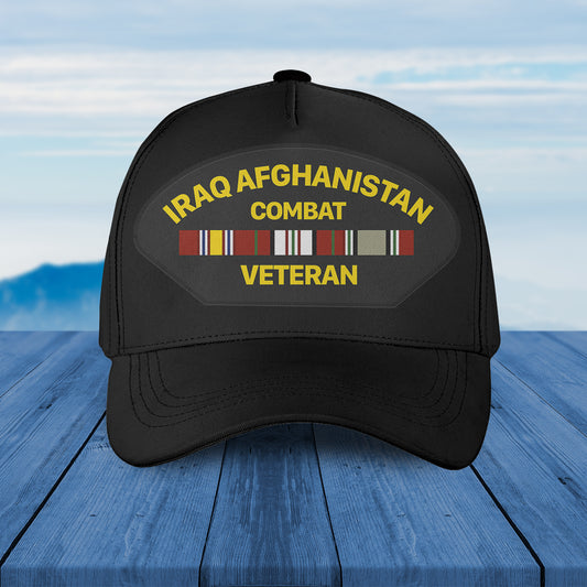 Iraq Afghanistan Combat Veteran Baseball Cap