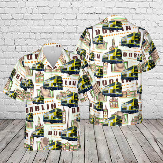 Ireland Dublin Bus AX629 Hawaiian Shirt