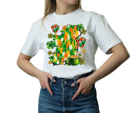 Ireland St Patrick's Day Classic Unisex T-Shirt Gildan 5000 (Made In US)