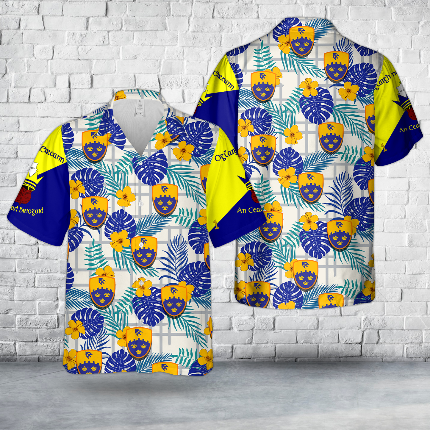 Irish Army 1st Brigade (1 BDE) Hawaiian Shirt