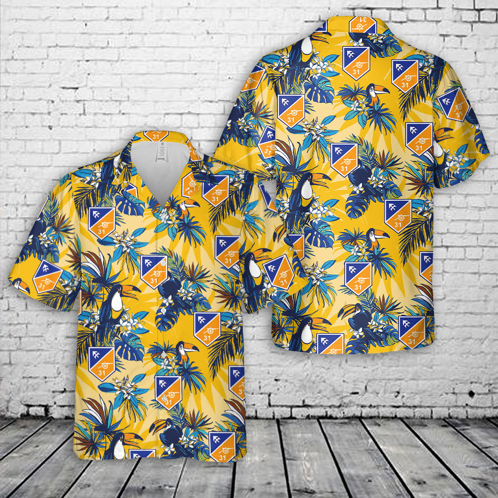 Irish Army 31st Reserve Field Artillery Regiment Hawaiian Shirt